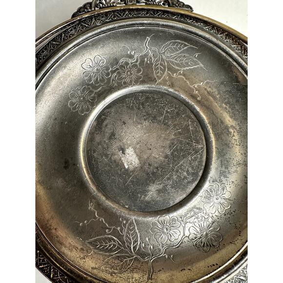 Vintage Pairpoint Quadruple Silver Plate Cake Stand #1202 - Picture 4 of 6